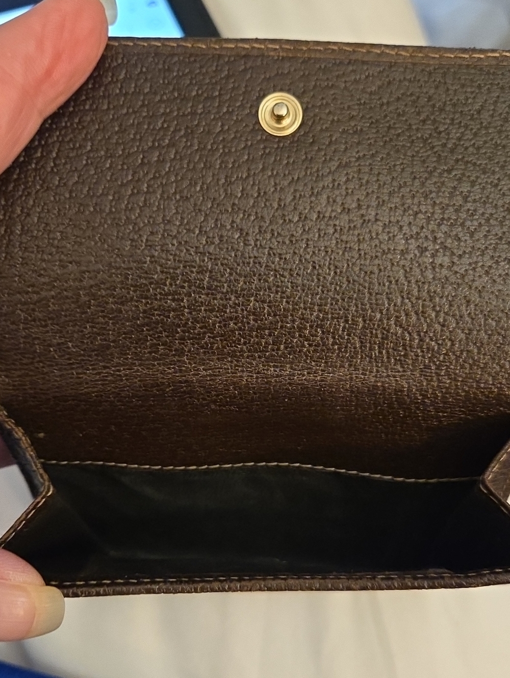 Gucci Beige and Brown GG Canvas Bi-Fold Wallet with Boot Charm - Picture 9 of 11